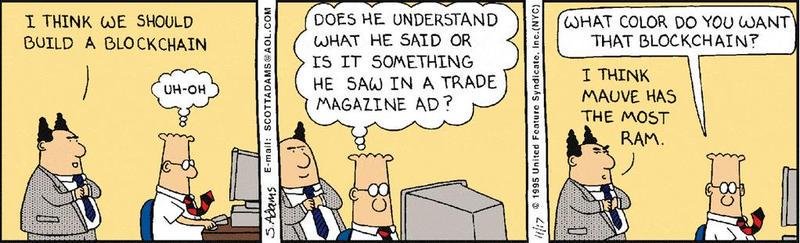 Dilbert blockchain